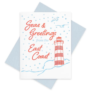 Seas & Greetings Card By Inkwell Originals
