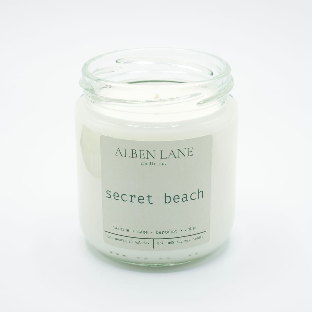 Secret Beach 8oz Soy Candle By Alben Lane