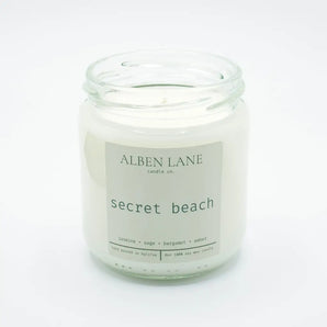 Secret Beach 8oz Soy Candle By Alben Lane