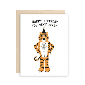 Sexy Beast Birthday Card By The Beautiful Project
