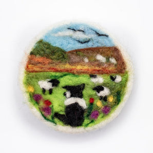 Sheep Field Felted Soap By Magic of Wool