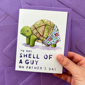 Shell Of A Guy Card By Paper Wilderness