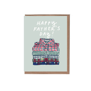 Shirt Stack Dad Card By La Familia Green