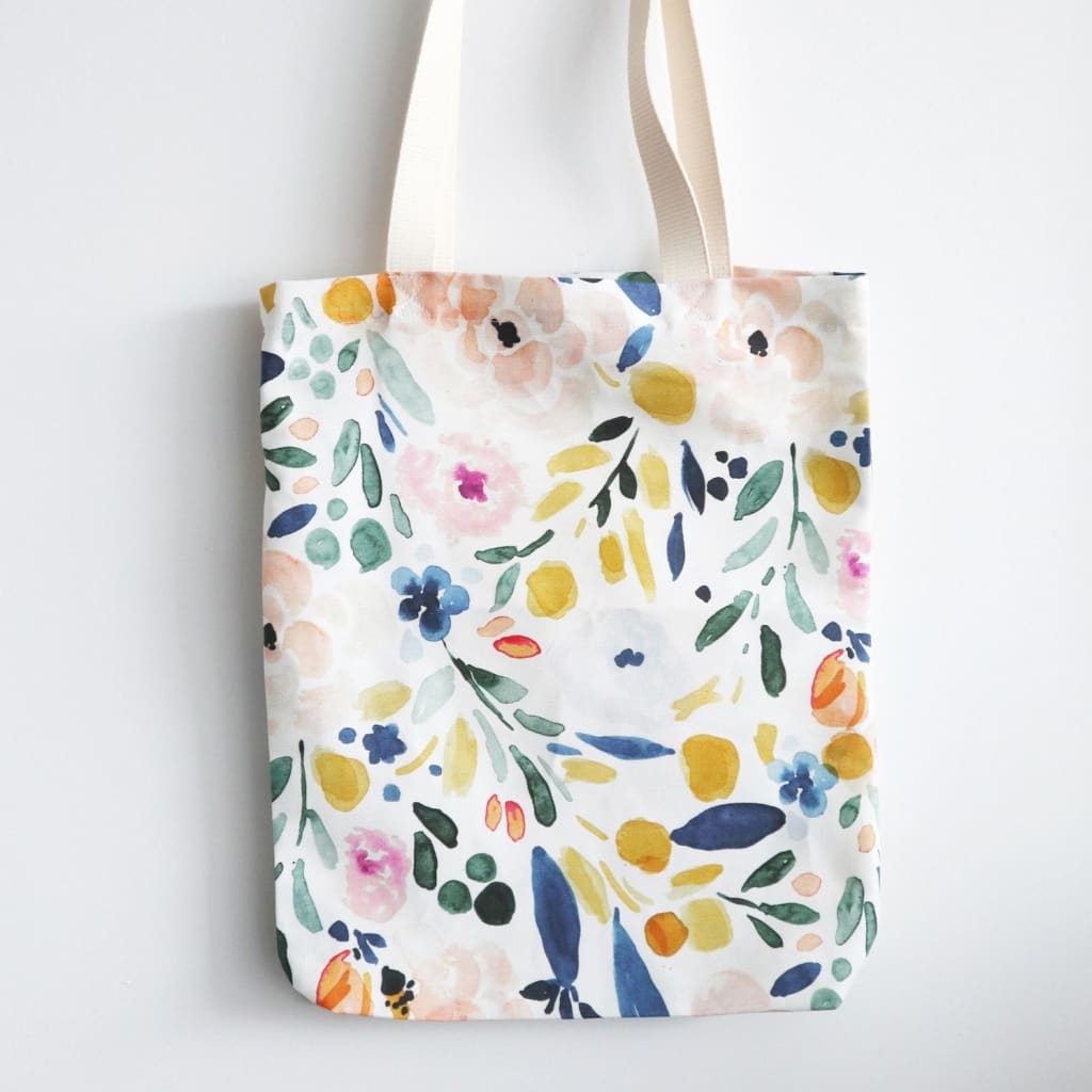 Sierra Florals Tote Bag By Freon Collective
