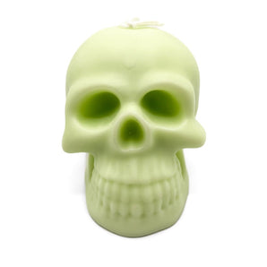 Skull Soy Wax Candle (various colours) By Bizarre Wicks