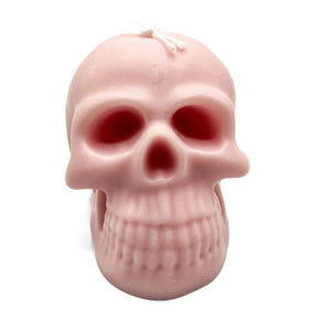 Skull Soy Wax Candle (various colours) By Bizarre Wicks