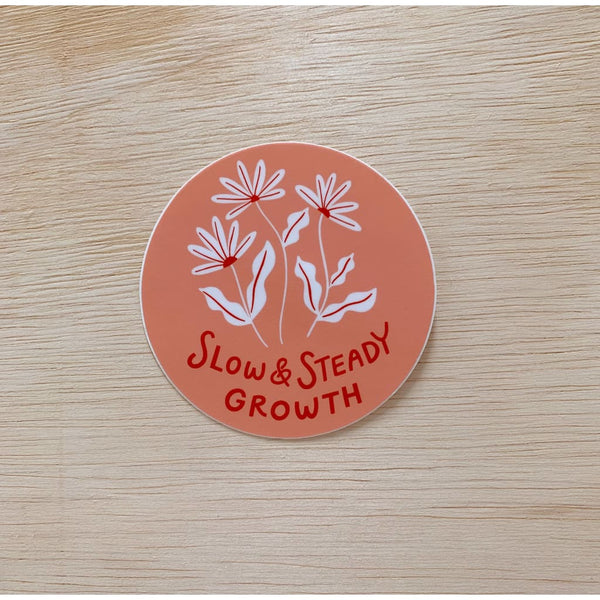 Slow & Steady Growth Sticker By Odd Daughter Paper Co.