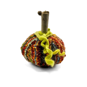 Small Orange Rug Hooked Pumpkin By Lucille Evans Rugs