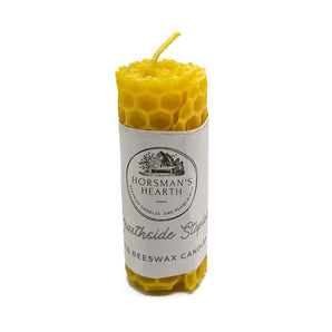 Small Rolled Beeswax Candle By Horsman’s Hearth