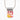Small Square Yellow/Pink Daisy Handpainted Glass Pendant