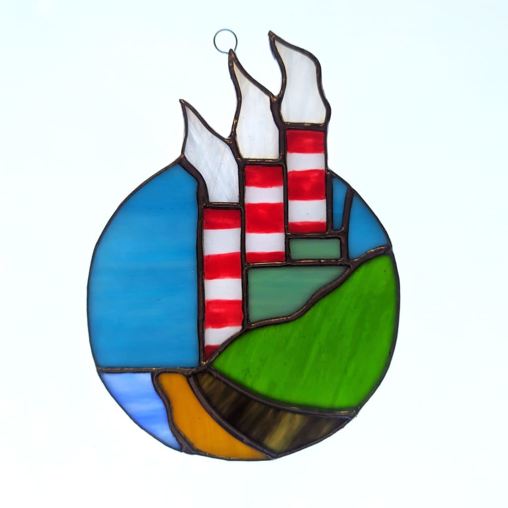 Smoke Stacks Stained Glass By Sunflower Stripes