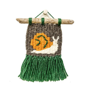 Snail Mini Woven Wall Hanging (various designs)
