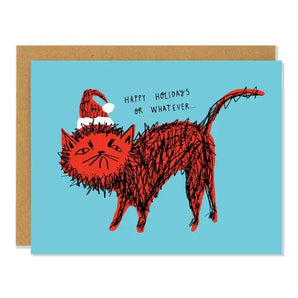Snitty Kitty Christmas Card By Badger & Burke