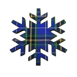 Snowflake - NS Tartan Ornament By Blue Crab Creative Design