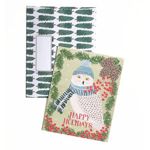 Snowy Owl Holiday Card By Artistry Cards