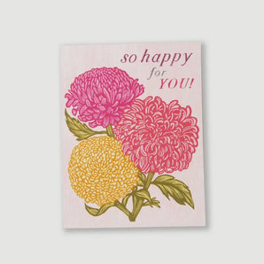 So Happy For You Card By Hawk and Rose Press