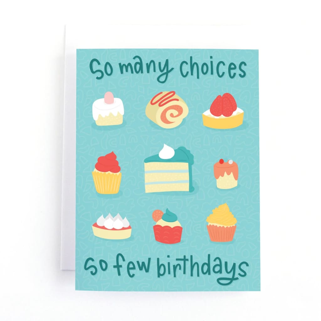 So Many Choices Card By Pedaller Designs
