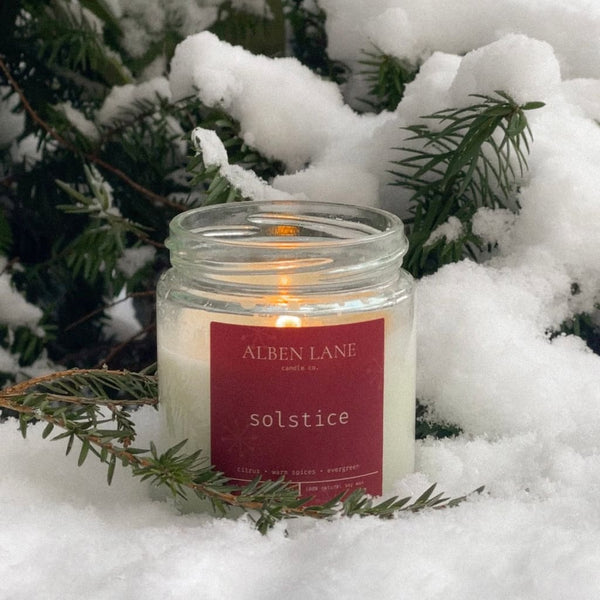 Solstice 8oz Soy Candle By Alben Lane