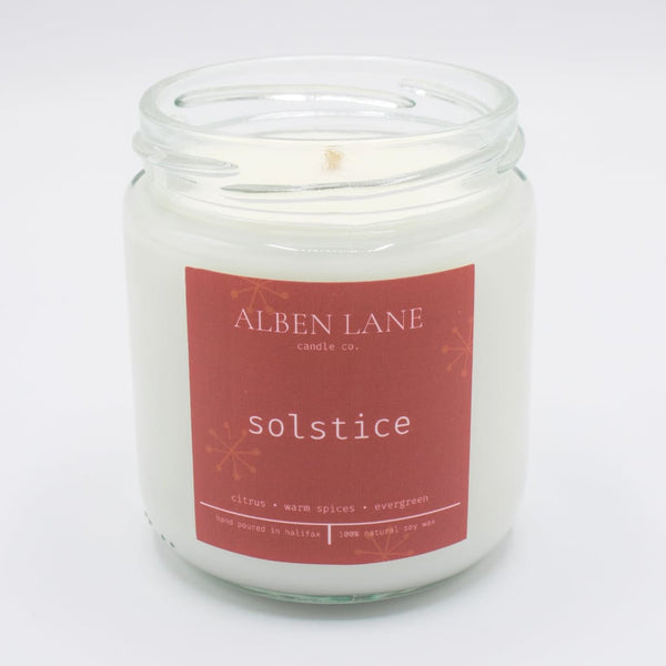 Solstice 8oz Soy Candle By Alben Lane