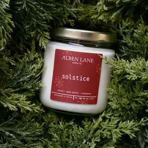 Solstice 8oz Soy Candle By Alben Lane
