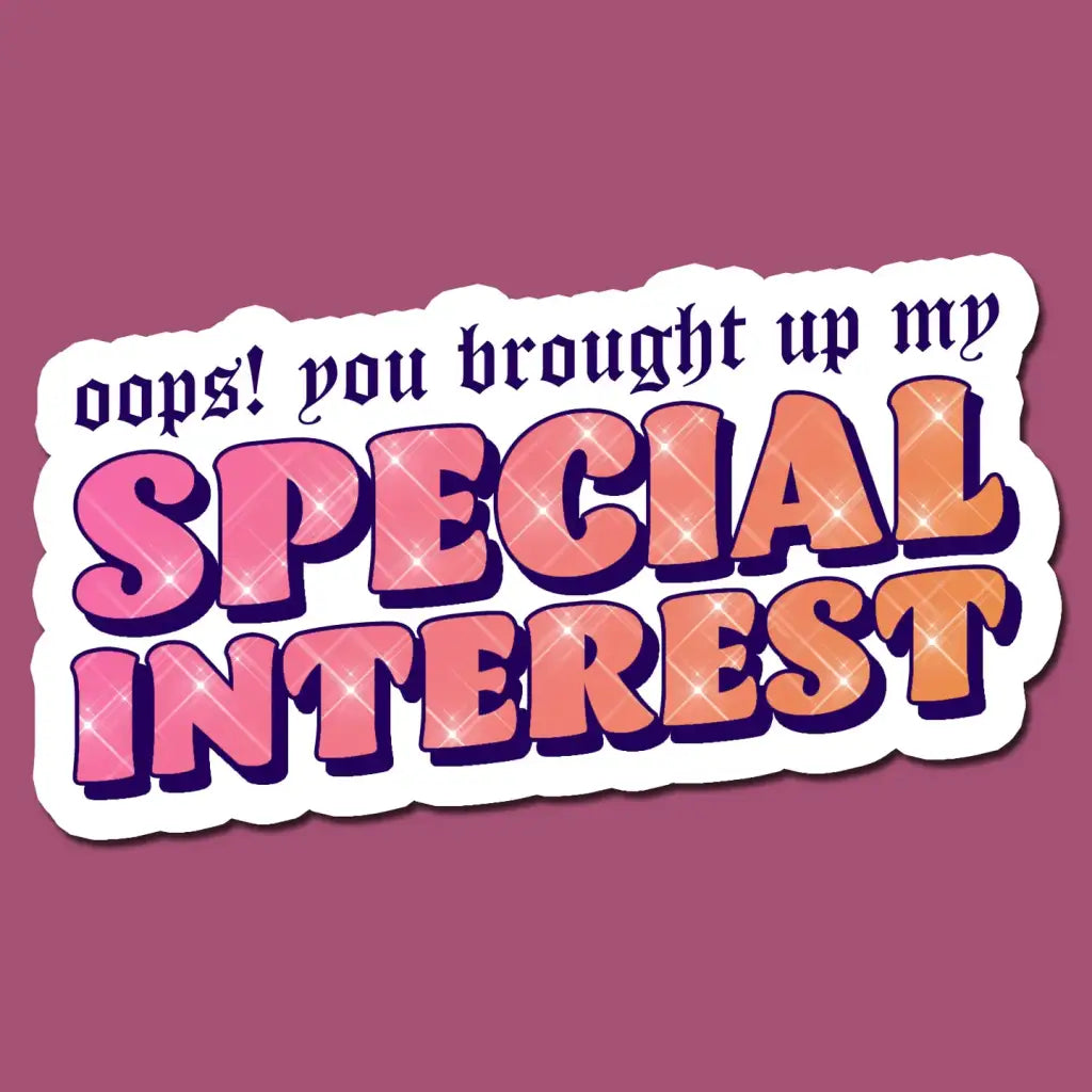 Special Interest Sticker - Kate Leth - Inkwell Modern Handmade