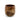 Speckled Brown Tumbler Leaf Imprint By Union Street Pottery