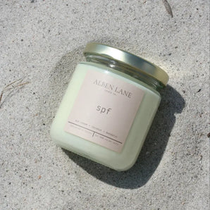 SPF 8oz Soy Candle By Alben Lane