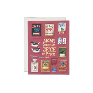 Spicy Mom Foil Card By Red Cap Cards
