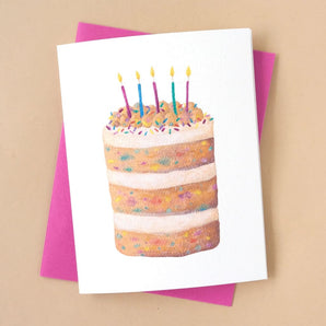 Sprinkle Birthday Cake Card By Chu on This Studio