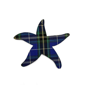 Starfish - NS Tartan Ornament By Blue Crab Creative Design