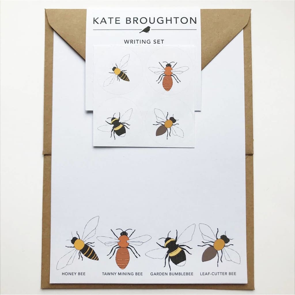 Stationery Writing Set - Bee By Kate Broughton