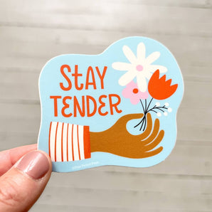 Stay Tender Sticker By Free Period Press