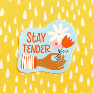 Stay Tender Sticker By Free Period Press