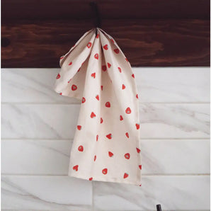 Strawberry Pattern Tea Towel By Freon Collective
