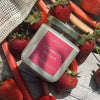 Strawberry Rhubarb 8oz Soy Candle By Alben Lane