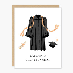 Stunning Gown Graduation Card By Party