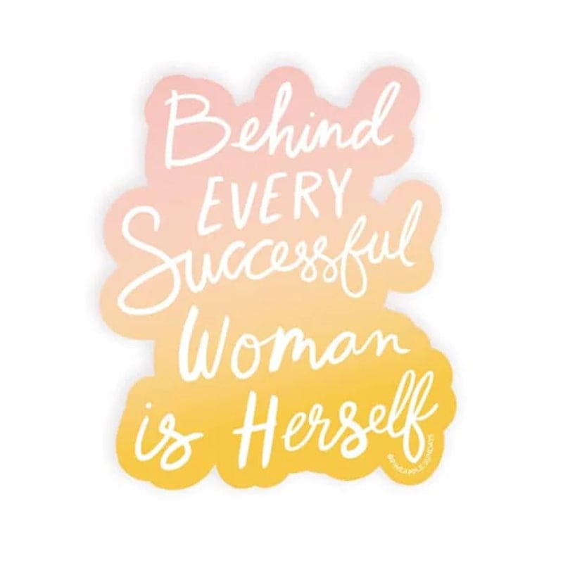 Successful Woman Sticker By Pineapple Sundays Design Studio
