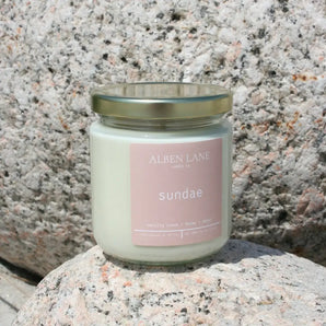 Sundae 8oz Soy Candle By Alben Lane