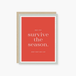 Survive The Holiday Season Card By 2021 Co.