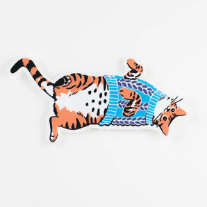 Sweater Cat Sticker By Porchlight Press