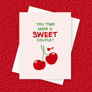 Sweet Cherry Couple Card By Inkwell Originals