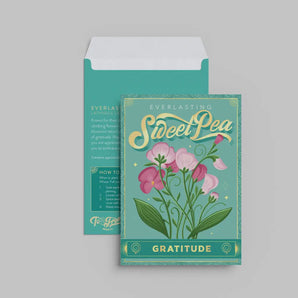 Sweet Pea Seed Packet By KDP Creative Hand Lettering