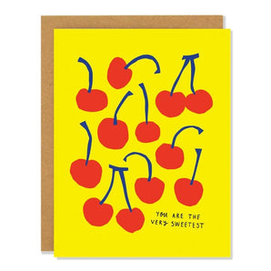 Sweetest Cherries Thanks Card By Badger & Burke