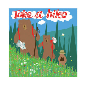 Take A Hike Bear Card By Anne Ormerod