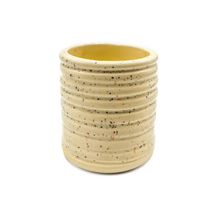Tall Sunkissed Ribbed Tumbler By Forms Ceramics