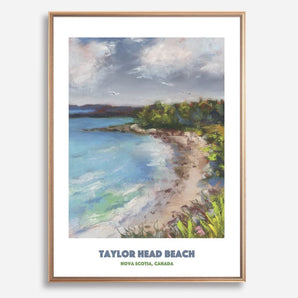 Taylor Head Beach 12x16 Print By Janna Wilton Art