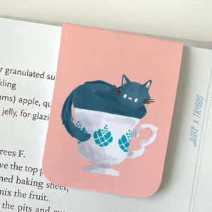 Teacup Kitty (Standing) Magnetic Bookmark By Julep