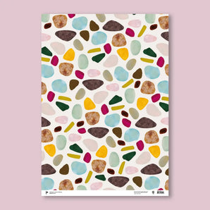 Terrazzo Gift Wrap Sheet By Paperole