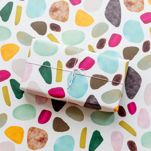 Terrazzo Gift Wrap Sheet By Paperole