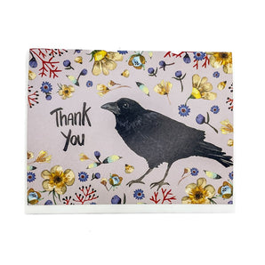 Thank You Crow Card By Sarah Duggan Creative Works